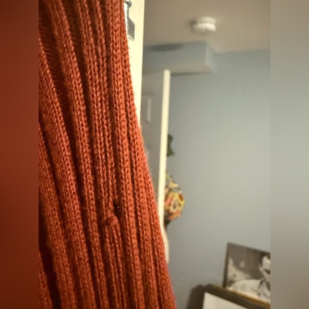 Urban Outfitters Rust Ribbed Knit Top - Picture 4 of 9
